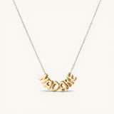 Bubble Letter Necklace