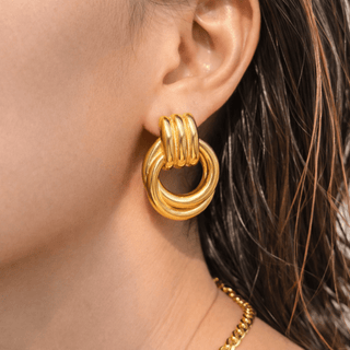 Orbit Knot Earrings - Nadare Co.