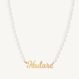 Pearl Name Necklace