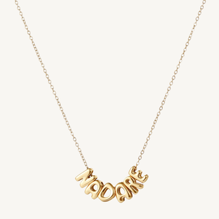 Bubble Letter Necklace