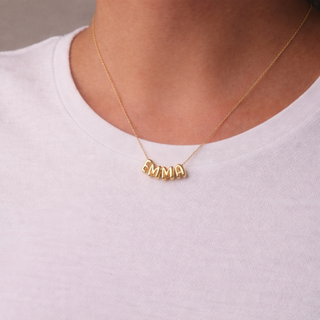 Bubble Letter Necklace