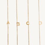 Dainty Initial Necklace - Nadare Co.