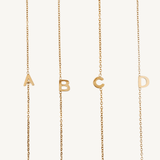 Dainty Initial Necklace - Nadare Co.
