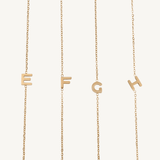 Dainty Initial Necklace - Nadare Co.