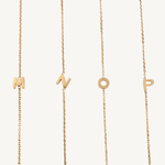 Dainty Initial Necklace - Nadare Co.