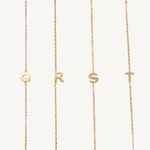 Dainty Initial Necklace - Nadare Co.