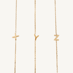 Dainty Initial Necklace - Nadare Co.