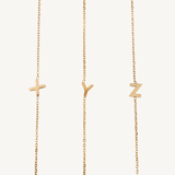 Dainty Initial Necklace - Nadare Co.