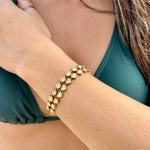 Heart Tennis Bracelet - Nadare Co.