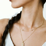 Dainty Initial Necklace - Nadare Co.