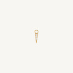 Single Pavé Point Charm - Nadare Co.