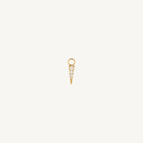 Single Pavé Point Charm - Nadare Co.