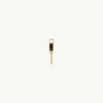 Single Black Rectangle Charm - Nadare Co.