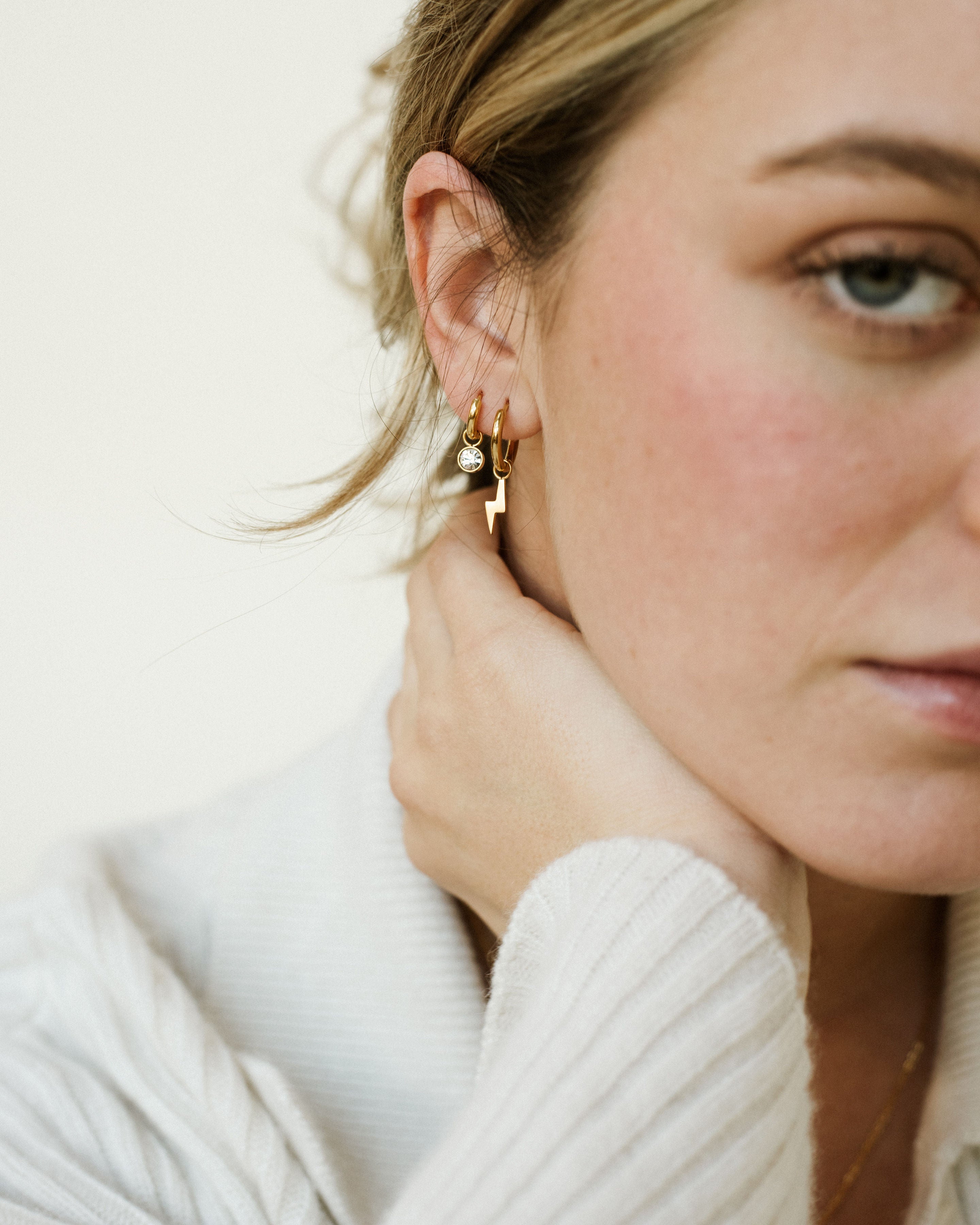 Single Round Gem Charm - Nadare Co.