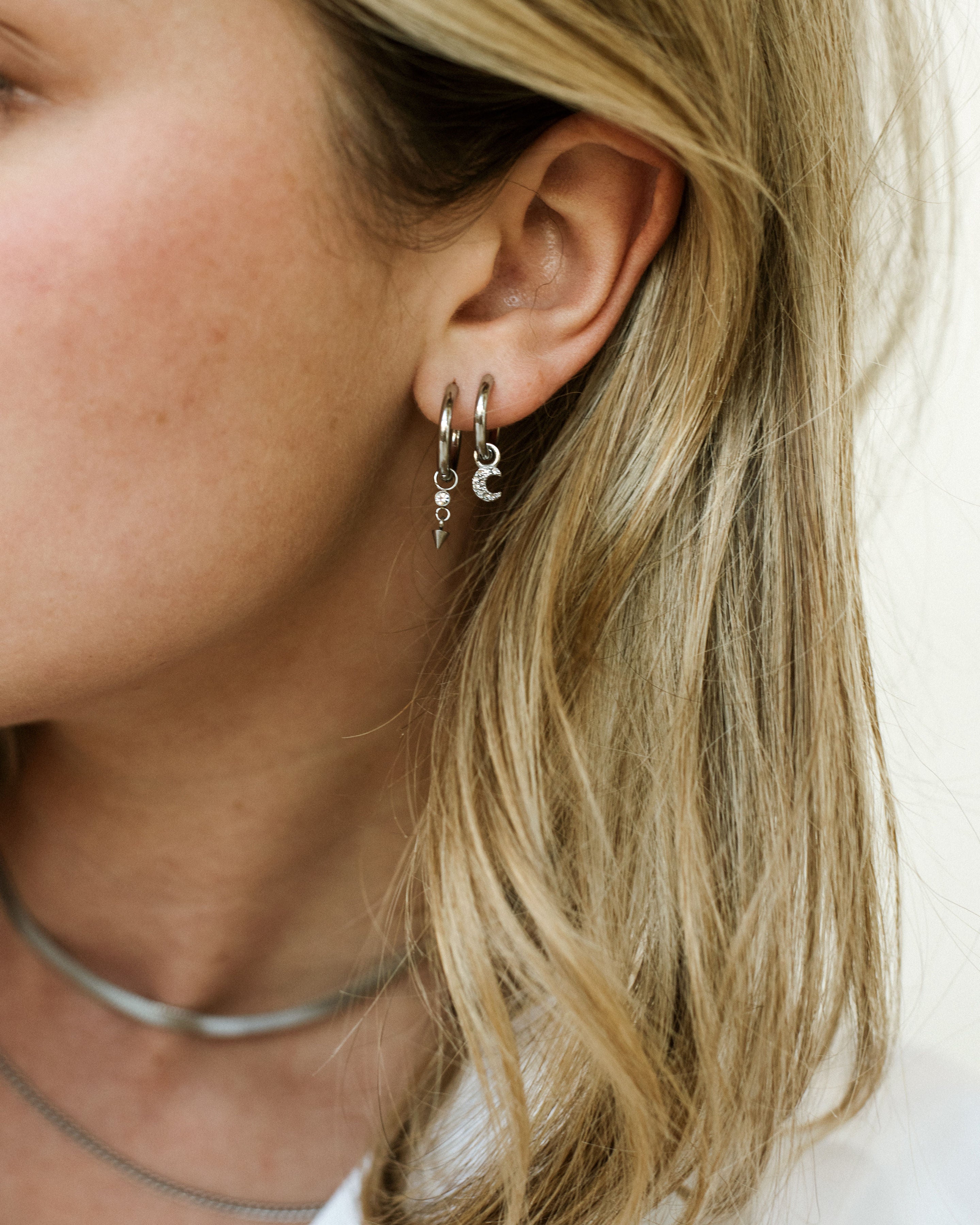 Single Mini Gem & Cone Charm - Nadare Co.
