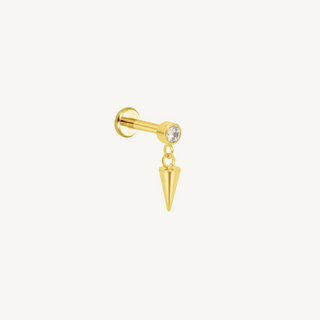 Spike Drop Flat Back Stud