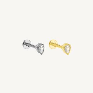Teardrop Flat Back Stud