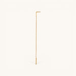Nadare Co. gold PVD titanium threader earring with a 7cm chain for customizable ear stacking.