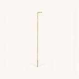 Nadare Co. gold PVD titanium threader earring with a 7cm chain for customizable ear stacking.