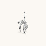 Nadare Co. silver-toned zodiac charm with cubic zirconia accents for necklace layering