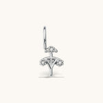 Nadare Co. silver-tone zodiac charm with cubic zirconia accents for necklace layering