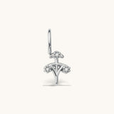 Nadare Co. silver-tone zodiac charm with cubic zirconia accents for necklace layering