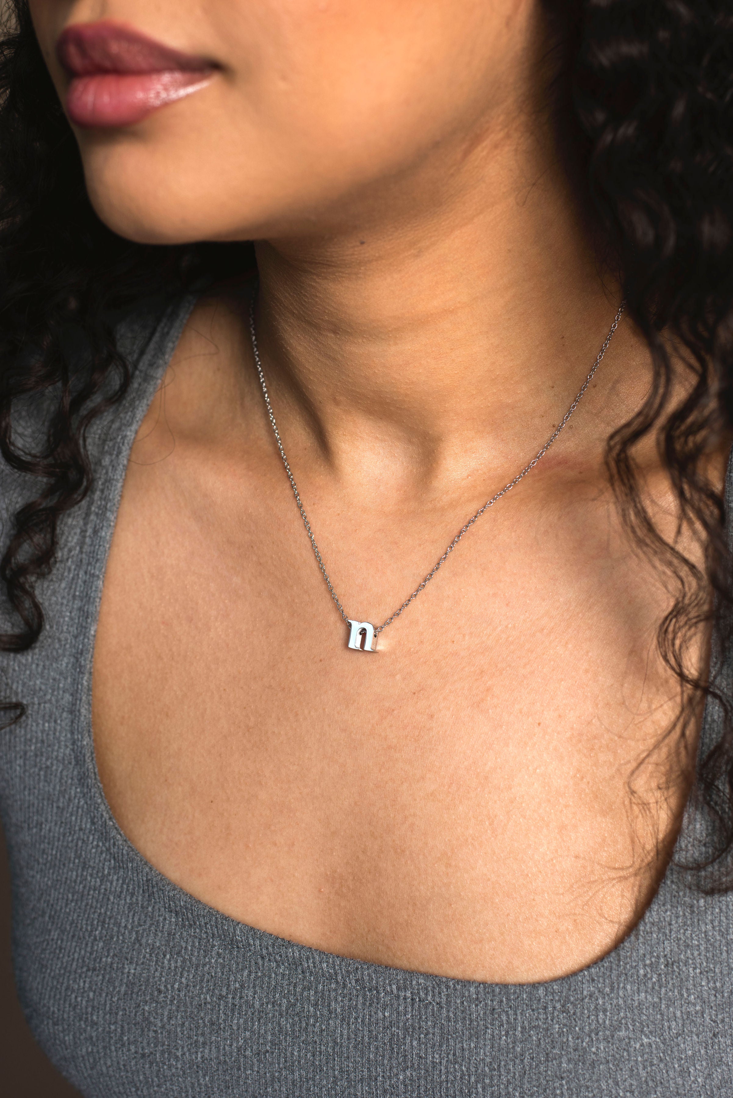 Initial Necklace - Nadare Co.